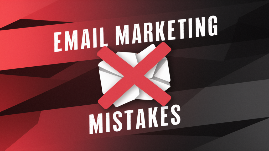 email marketing mistakes image